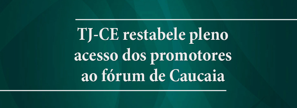 Banner_TJCE restabelece acesso